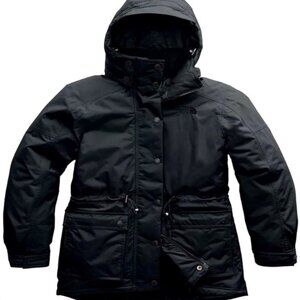 The North Face Women's M Black Reign On 550 Fill Power Down Hooded Parka